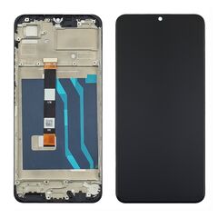 Дисплей для Realme C51/ C53 с чёрным тачскрином и корпусной рамкой. Complektuha