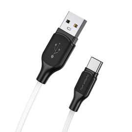 USB кабель Borofone BX42 USB to Type-C 1m white. Complektuha