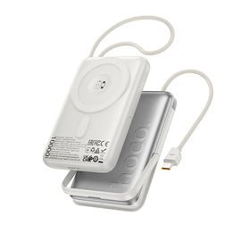 Power Bank Hoco 10000 mAh Q43 3в1 PD 20W silver. Complektuha