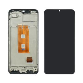 Дисплей для Realme Note 60 с чёрным тачскрином и корпусной рамкой. Complektuha