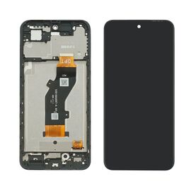 Дисплей для INFINIX Hot 50i (X6531B) с чёрным тачскрином и корпусной рамкой. Complektuha