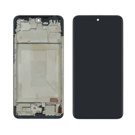 Дисплей для Xiaomi Redmi Note 14 4G (161,5 мм EU) с чёрным тачскрином и корпусной рамкой OLED. Complektuha