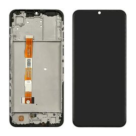 Дисплей для Vivo Y21 (2021) с чёрным тачскрином и корпусной рамкой. Complektuha