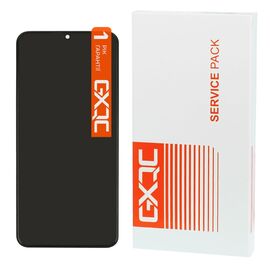 Дисплей для Samsung A035F Galaxy A03 (2022) з чорним тачскрином та корпусною рамкою GXQC Service Pack. Complektuha