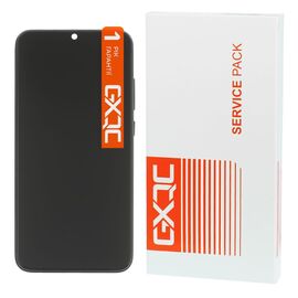 Дисплей для Xiaomi Redmi Note 8 з чорним тачскрином та чорною корпусною рамкою GXQC Service Pack. Complektuha