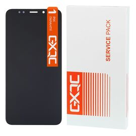 Дисплей для Xiaomi Redmi 5 Plus з чорним тачскрином GXQC Service Pack. Complektuha