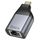Адаптер переходник Hoco UA35 Type-C to RJ45 metal grey. Complektuha