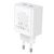 Сетевое зарядное устройство Hoco C108A 2 Type-C PD 35W белое фото 4. Complektuha
