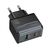 Сетевое зарядное устройство Hoco CS73A USB/ Type-C PD 30W QC midnight black фото 2. Complektuha