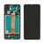Дисплей для Samsung M127F Galaxy M12 (2021) з чорним тачскрином та корпусною рамкою GXQC Service Pack фото 1. Complektuha