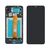Дисплей для Samsung A125F Galaxy A12 з чорним тачскрином та корпусною рамкою GXQC Service Pack фото 1. Complektuha