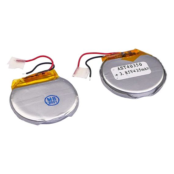 Аккумулятор для смарт часов 3 х 33 х 34 мм (435 mAh) AST40350 круглый фото 1. Complektuha