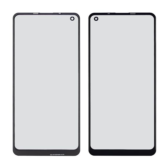 Стекло тачскрина для Samsung A215 Galaxy A21 (2020) + OCA чёрное. Complektuha