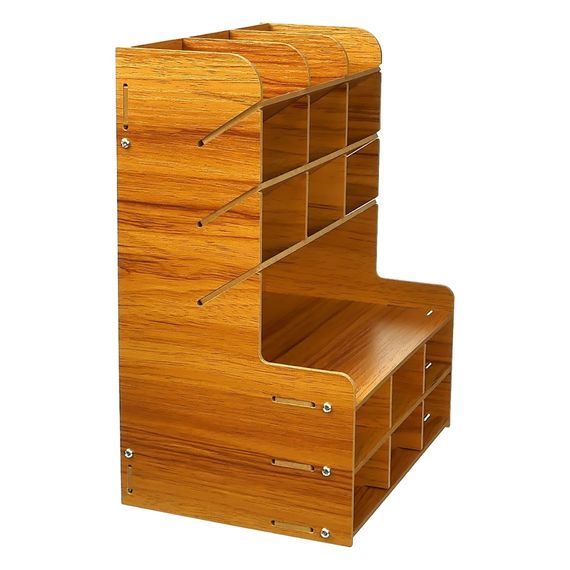 Настольный органайзер Aida AD-B15 , деревянный, шгв 28 x 21 x 15 см фото 2. Complektuha