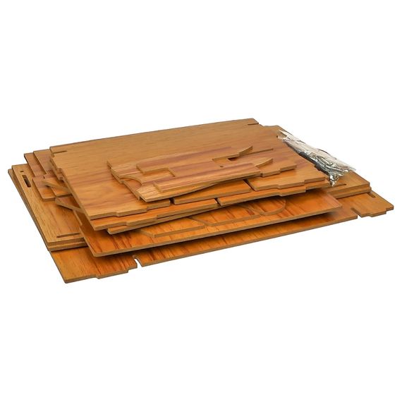 Настольный органайзер Aida AD-B15 , деревянный, шгв 28 x 21 x 15 см фото 4. Complektuha