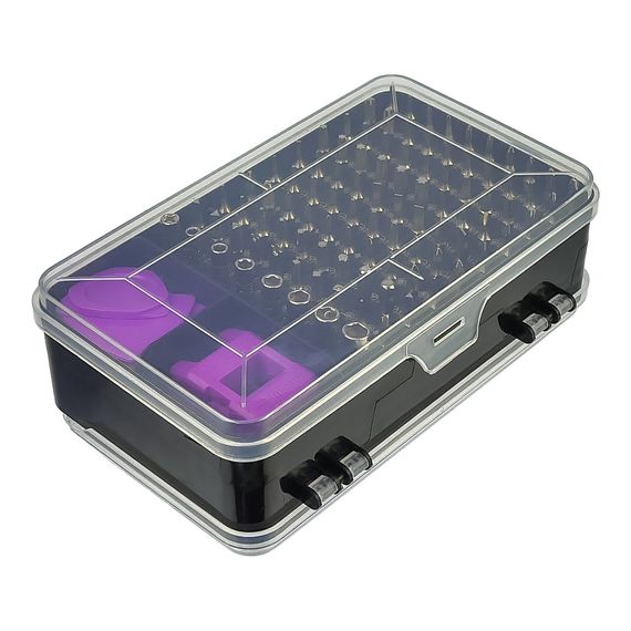 Набор инструментов Aida A-135in1 (ручка, 115 бит, 2 удлинителя, пинцет, 13 оупентулов, магнитайзер, 2 SIM-ключа). Complektuha