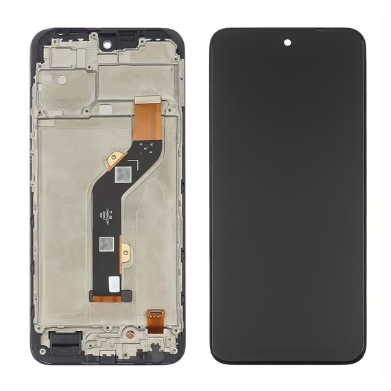 Дисплей для INFINIX Hot 30 Play (X6835B) з чорним тачскрином и корпусной рамкой. Complektuha
