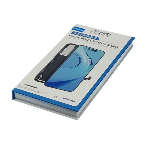 Дисплей для Apple iPhone 14 Pro Max с чёрным тачскрином 120Hz (без ошибки) JCID-OLED фото 3. Complektuha