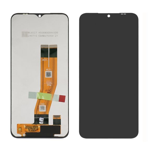Дисплей для Samsung A145F Galaxy A14 (2023) с чёрным тачскрином Service Pack фото 1. Complektuha