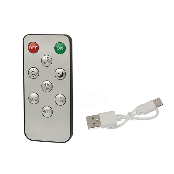 LED светильник cat's eye  120-4B с пультом, аккумулятором, датчиком движения и освещенности 120 см 4W алюминиевый черный фото 6. Complektuha