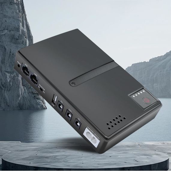 UPS для сетевого оборудования  DC1018P 12V/ 9V/ 5V, под аккумуляторы 18650 4 шт A11Q фото 1. Complektuha