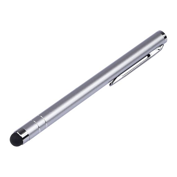 Стилус ёмкостный  , металлический, серебристый. Complektuha