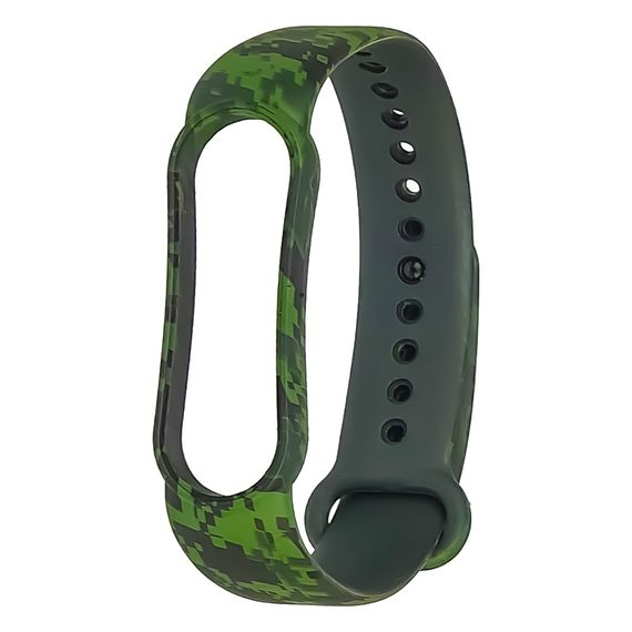 Ремешок с рисунком для Xiaomi Mi Band 5/ 6 № 05. Complektuha