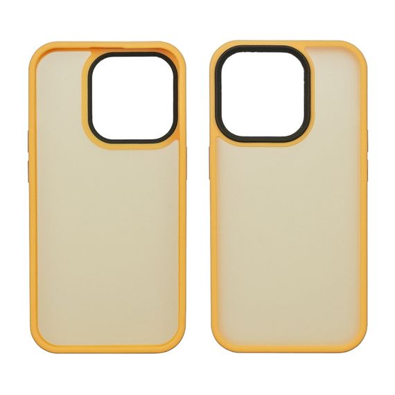 Чохол Colorful Matte Case для Apple 15 Pro оранжевый. Complektuha
