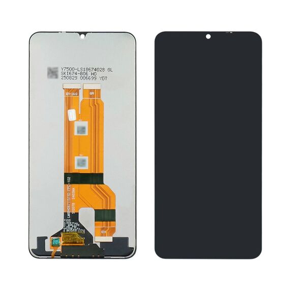 Дисплей для Realme Note 60 с чёрным тачскрином Service Pack фото 1. Complektuha