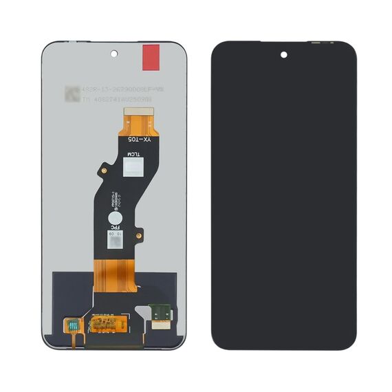 Дисплей для TECNO Spark 30C (KL5n) с чёрным тачскрином Service Pack фото 1. Complektuha