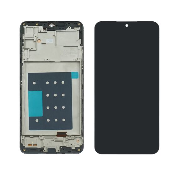 Дисплей для Samsung A165 Galaxy A16 (4G) (2024) с чёрным тачскрином и корпусной рамкой (с широким ободком) OLED. Complektuha