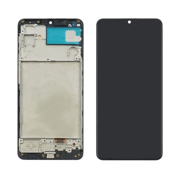 Дисплей для Samsung M325/ M32 с чёрным тачскрином и корпусной рамкой 6.39" OLED. Complektuha