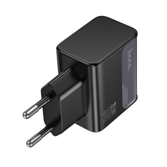 Сетевое зарядное устройство Hoco CS73A USB/ Type-C PD 30W QC midnight black фото 3. Complektuha