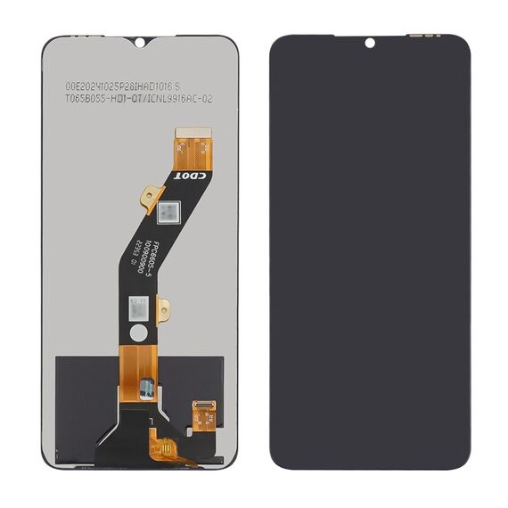 Дисплей для TECNO Spark 10C (KI5k) с чёрным тачскрином Service Pack фото 1. Complektuha