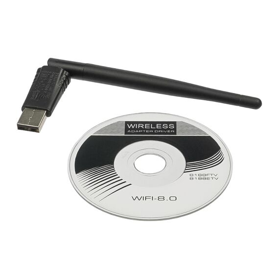 Wi-Fi адаптер  Alfa W114 USB 150Mbps IPTV / DVR RECEIVER 3DBi black фото 2. Complektuha