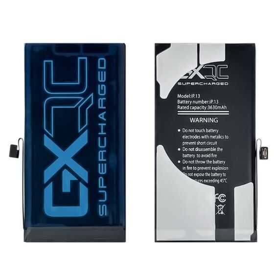Аккумулятор GXQC Supercharged для Apple iPhone 13 IC Original New (без ошибки), усиленный (3630 mAh) Service Pack фото 2. Complektuha