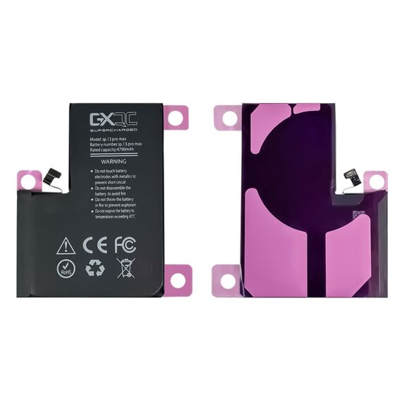 Аккумулятор GXQC Supercharged для Apple iPhone 13 Pro Max IC HC, усиленный (4790 mAh) Service Pack фото 1. Complektuha