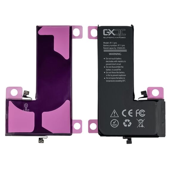 Аккумулятор GXQC Supercharged для Apple iPhone 11 Pro IC HC, усиленный (3560 mAh) Service Pack фото 1. Complektuha