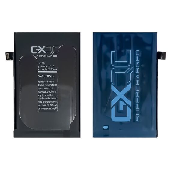 Аккумулятор GXQC Supercharged для Apple iPhone 16 IC HC, усиленный (3780 mAh) Service Pack фото 1. Complektuha