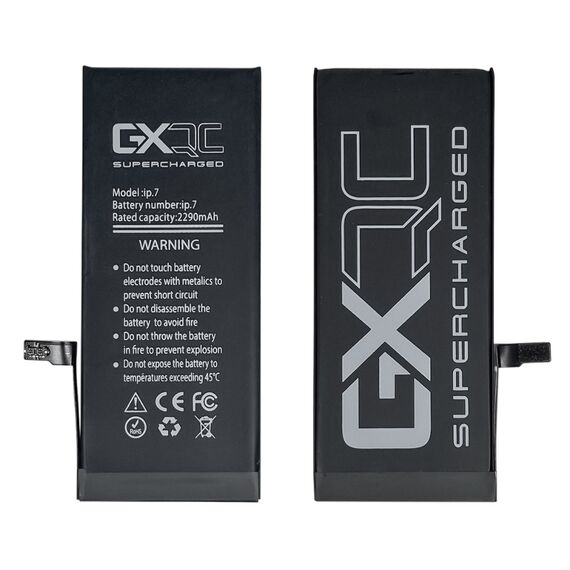 Аккумулятор GXQC Supercharged для Apple iPhone 7 IC HC, усиленный (2290 mAh) Service Pack фото 1. Complektuha