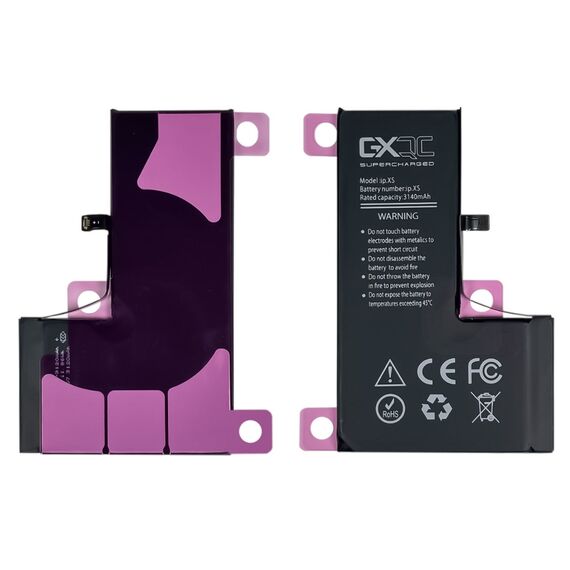 Аккумулятор GXQC Supercharged для Apple iPhone XS IC HC, усиленный (3140 mAh) Service Pack фото 1. Complektuha