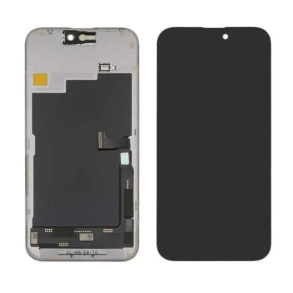 Дисплей для Apple iPhone 15 Pro Max с чёрным тачскрином 120Hz DD-OLED. Complektuha
