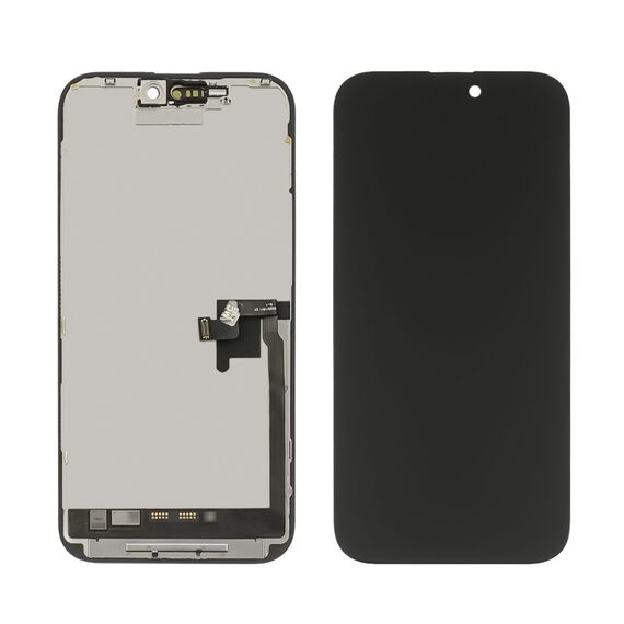Дисплей для Apple iPhone 16 Pro Max с чёрным тачскрином без упаковки ZY-IN CELL HD+. Complektuha