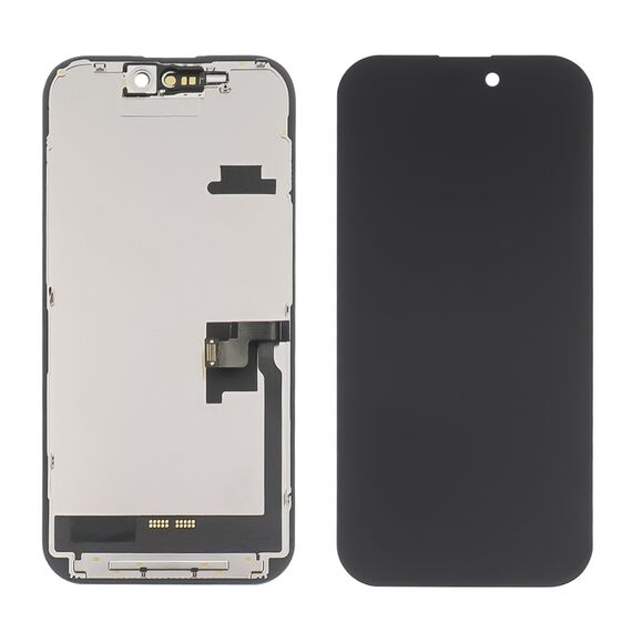 Дисплей для Apple iPhone 16 Pro с чёрным тачскрином ZY-IN CELL FHD. Complektuha