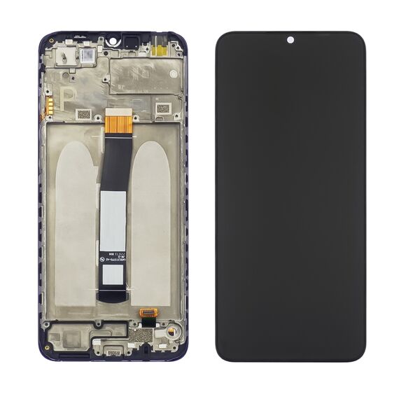 Дисплей для Xiaomi Poco C40 с чёрным тачскрином и корпусной рамкой. Complektuha