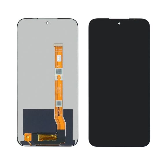 Дисплей для Realme C85/ 15X с чёрным тачскрином Service Pack фото 1. Complektuha
