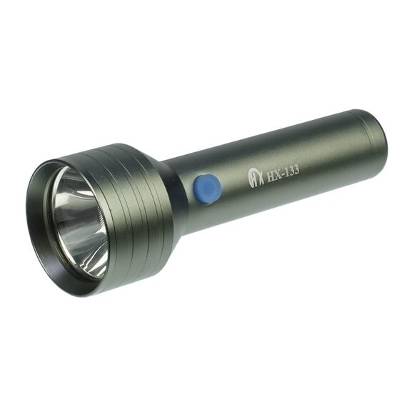 Фонарик аккумуляторный LED  Hongxin HX133 210 lm, металлический, 800 mAh, Type-C, grey. Complektuha