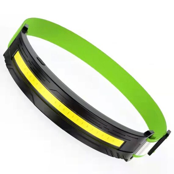 Фонарик аккумуляторный LED COB  T128, налобный, 250 lm, встроенный аккумулятор 700 mAh, Type-C, 4 режима, black фото 2. Complektuha