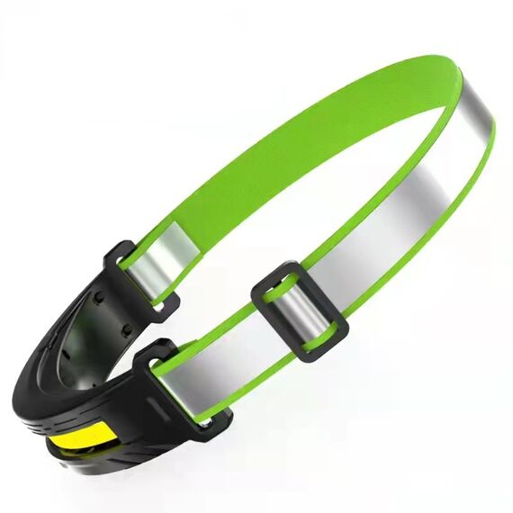 Фонарик аккумуляторный LED COB  T128-1, налобный, 250 lm, встроенный аккумулятор 400 mAh, Type-C, 4 режима, black фото 1. Complektuha