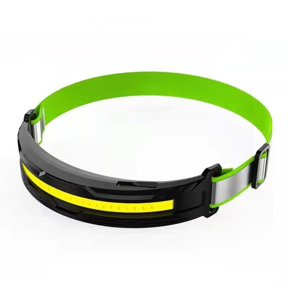 Фонарик аккумуляторный LED COB  T128-1, налобный, 250 lm, встроенный аккумулятор 400 mAh, Type-C, 4 режима, black фото 3. Complektuha